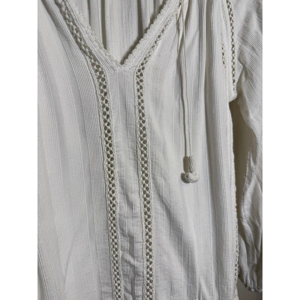 Ulla Johnson Mika Blouse Blanc White Women’s Size 4 - Picture 5 of 12